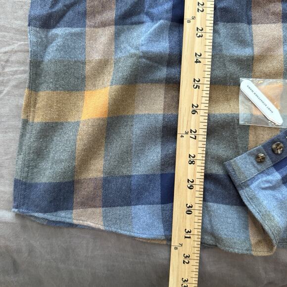 Hart Schaffner Marx Long Sleeve Plaid Sport Shirt XXL $150 Retail - Picture 7 of 9